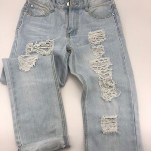 Forever 21 distressed jeans
